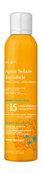 Солнцезащитный спрей для тела и волос Pupa Invisible Sunscreen Spray SPF 15