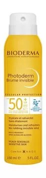 Солнцезащитный спрей-вуаль для чувствительной кожи лица и тела Bioderma Photoderm Brume Invisible Mist SPF 50+ PA++++