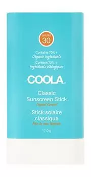 Солнцезащитный стик для лица и тела с ароматом кокоса Coola Classic Sunscreen Stick SPF 30 Tropical Coconut
