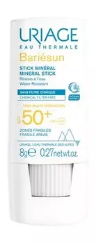 Солнцезащитный стик для уязвимых зон лица и тела с физическими фильтрами Uriage Bariesun Mineral Stick SPF 50+