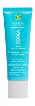 Солнцезащитный увлажняющий крем для лица с ароматом огурца Coola Classic Face Sunscreen SPF 30 Cucumber
