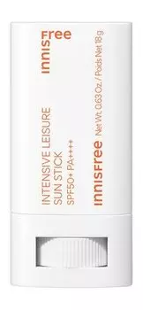 Солнцезащитный водостойкий стик для лица и тела с витамином Е Innisfree Intensive Leisure Sun Stick SPF50+ PA++++