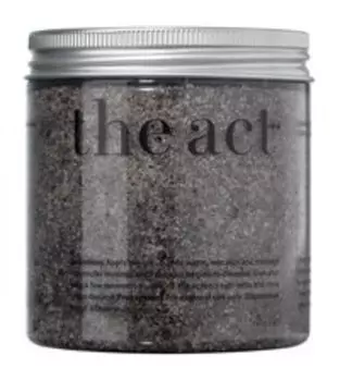 Соляной скраб для тела с маслом и пудрой черного тмина The Act Balancing Body Scrub