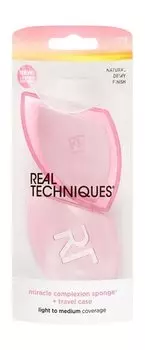 Спонж для макияжа с футляром Real Techniques Sunrise to Sunset Miracle Complexion Sponge + Travel Case