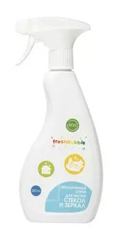 Спрей для чистки стекол и зеркал Freshbubble Экологичный спрей для чистки стекол и зеркал