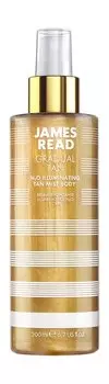 Спрей для постепенного загара тела на основе розовой воды James Reed Gradual Tan H20 Illuminating Tan Mist Body