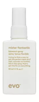 Спрей для придания текстуры и уплотнения с термозащитой Evo Mister Fantastic Blowout Spray Tenue Flexible Travel Size