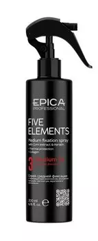 Спрей для волос средней фиксации с термозащитным комплексом Epica Professional Five Elements Spray 3 Medium Fix