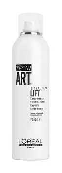 Мусс для прикорневого объёма без утяжеления - средняя фиксация L'Oreal Professionnel Tecni.Art Volume Rootlift Professionnal Mousse Force 3