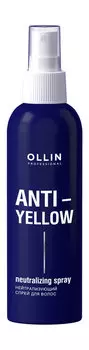 Спрей против желтизны для светлых и осветленных волос Ollin Professional Anti-Yellow Neutralizing Spray