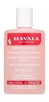 Средство для снятия лака Mavala Pink Жидкость для снятия лака Розовая