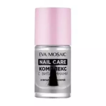 Средство для ухода за ногтями с витаминами и янтарной кислотой Eva Mosaic Nail Care Комплекс с витаминами