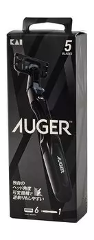 Станок для бритья с 6 сменными кассетами Auger Razor 5 Blades Set
