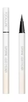 Стойкая подводка-фломастер с ультратонкой кистью Focallure Superfine Liquid Eyeliner