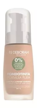 Стойкая тональная основа для лица Deborah Milano Formula Pura Foundation SPF 15