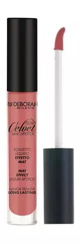 Стойкая жидкая губная помада с матовым финишем Deborah Milano Fluid Velvet Mat Liquid Lipstick