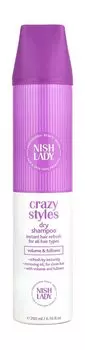 Сухой шампунь для волос Nishlady Crazy Styles Volume & Fullness Dry Shampoo