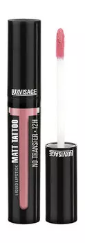Суперстойкая жидкая губная помада с ультраматовым финишем Luxvisage Matt Tattoo No Transfer