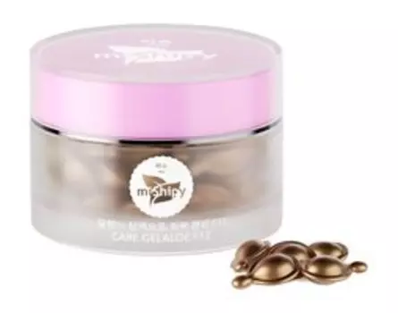 Сыворотка для чувствительной кожи лица с алоэ в капсулах miShipy Care Gelaloe F12