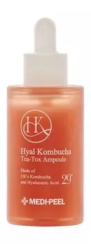 Сыворотка для лица с комбучей и гиалуроновой кислотой Medi-Peel Hyal Kombucha Tea-Tox Ampoule