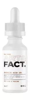 Сыворотка для лица с миндальной кислотой 10 % Art&Fact. Anti Acne and Peeling Face Serum