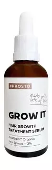 Сыворотка для роста и против выпадени волос с экстрактом горошка 2% #Prosto Grow It Hair Growth Treatment Serum