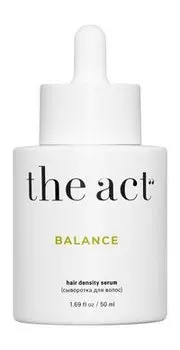 Сыворотка для волос с гиалуроновой кислотой и пантенолом The Act Balance Hair Density Serum