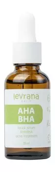 Сыворотка для жирной и проблемной кожи с AHA и BHA кислотами Levrana Daily AHA/BHA Facial Serum Acne Treatment