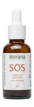 Сыворотка точечного действия для кожи, склонной к акне Levrana SOS Balancing Facial Serum Acne Treatment
