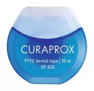 Тефлоновая зубная нить с хлоргексидином Curaprox Interdental Teflon Floss with Chlorhexidine