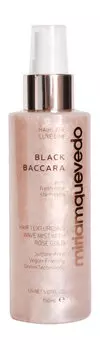 Текстурирующий мист для волос с 23К розовым золотом и розой Black Baccara Miriamquevedo Black Baccara Hair Texturizing Wave Mist With Rose Gold