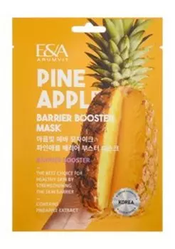 Тканевая маска-бустер для кожи лица с экстрактом ананаса Eva Mosaic Arumvit E&A Pineapple Barrier Booster Mask