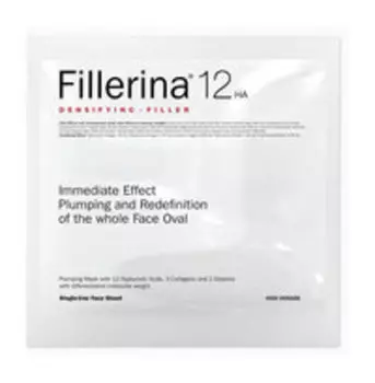 Тканевая маска для лица c эффектом увеличения объема Fillerina 12HA Densifying-Filler Plumping Mask