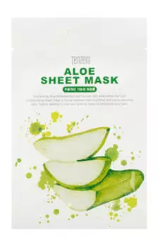 Тканевая маска для лица с экстрактом алоэ Tenzero Aloe Sheet Mask