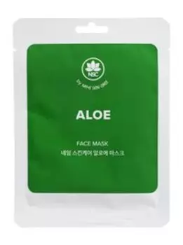 Тканевая маска для лица с экстрактом алоэ вера NSC Name Skin Care Aloe Face Mask