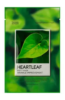Тканевая маска для лица с экстрактом хауттюйнии Tenzero Heartleaf Sheet Mask