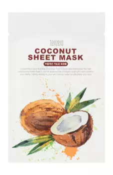 Тканевая маска для лица с экстрактом кокоса Tenzero Coconut Sheet Mask