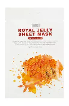 Тканевая маска для лица с экстрактом маточного молочка Tenzero Royal Jelly Sheet Mask