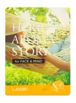 Тканевая маска для лица с экстрактом нероли L.Sanic Herb Aroma Story Relaxing Mask Sheet Neroli