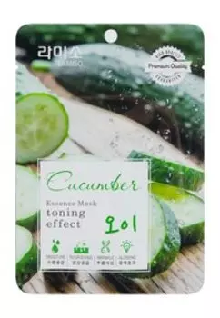 Тканевая маска для лица с экстрактом огурца La Miso Cucumber Essence Mask