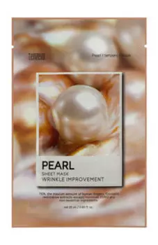 Тканевая маска для лица с экстрактом жемчуга Tenzero Pearl Sheet Mask