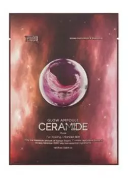 Тканевая маска для лица с церамидами и пантенолом Tenzero Glow Ampoule Ceramide Mask