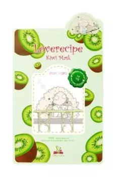 Тканевая маска для лица с киви Sally's Box Loverecipe Kiwi Mask