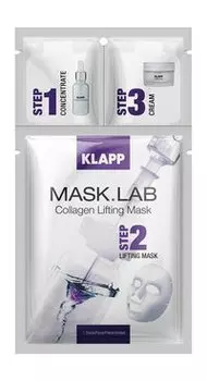 Тканевая маска для лица с коллагеном Klapp Mask.Lab Collagen Lifting Mask