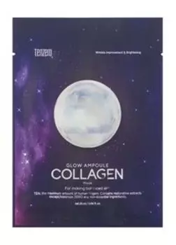 Тканевая маска для лица с коллагеном Tenzero Glow Ampoule Collagen Mask