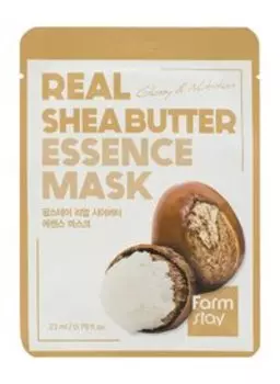 Тканевая маска для лица с маслом ши FarmStay Real Shea Butter Essence Mask