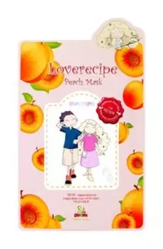 Тканевая маска для лица с персиком Sally's Box Loverecipe Peach Mask