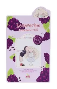 Тканевая маска для лица с виноградом Sally's Box Loverecipe Grapestone Mask