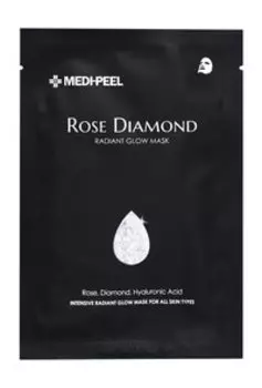 Тканевая маска для сияния кожи лица с бриллиантовой крошкой Medi-Peel Rose Diamond Radiant Glow Mask