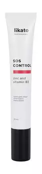Точечный крем против воспалений с цинком и витамином В3 Likato Professional SOS Control Zinc and Vitamin B3